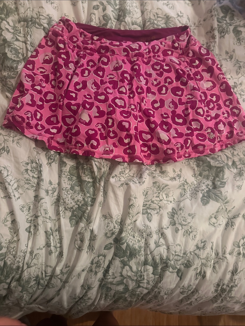 Pink Leopard Print Skirt Lilly Pulitzer